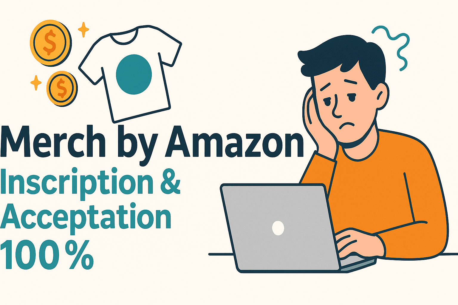 Merch by Amazon Inscription : Comment s’inscrire et être accepté à Merch by Amazon à 100 %